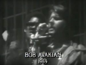 Bob Avakian speaking at a 1969 rally sponsored by the Black Panther Party