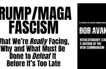 Pamphlet cover for new pamphlet by Bob Avakian: "Trump/MAGA Fascism"